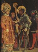 Matthias  Grunewald The Meeting of St Erasmus and St Maurice (mk08) oil painting picture wholesale